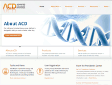 Tablet Screenshot of acdynamics.com